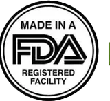 FDA registered facility badge